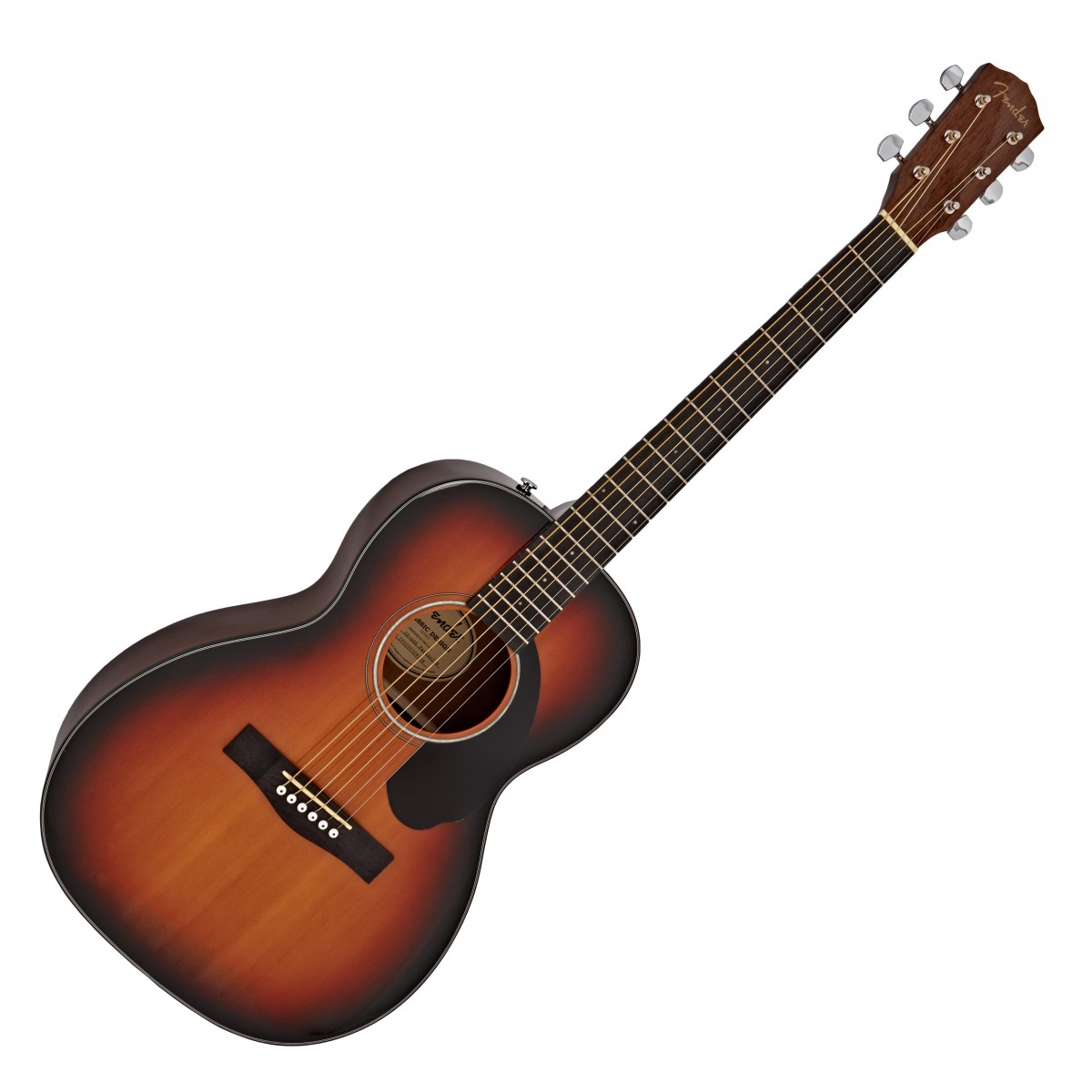 Fender CP-60S Parlor Acoustic 3-Tone Sunburst