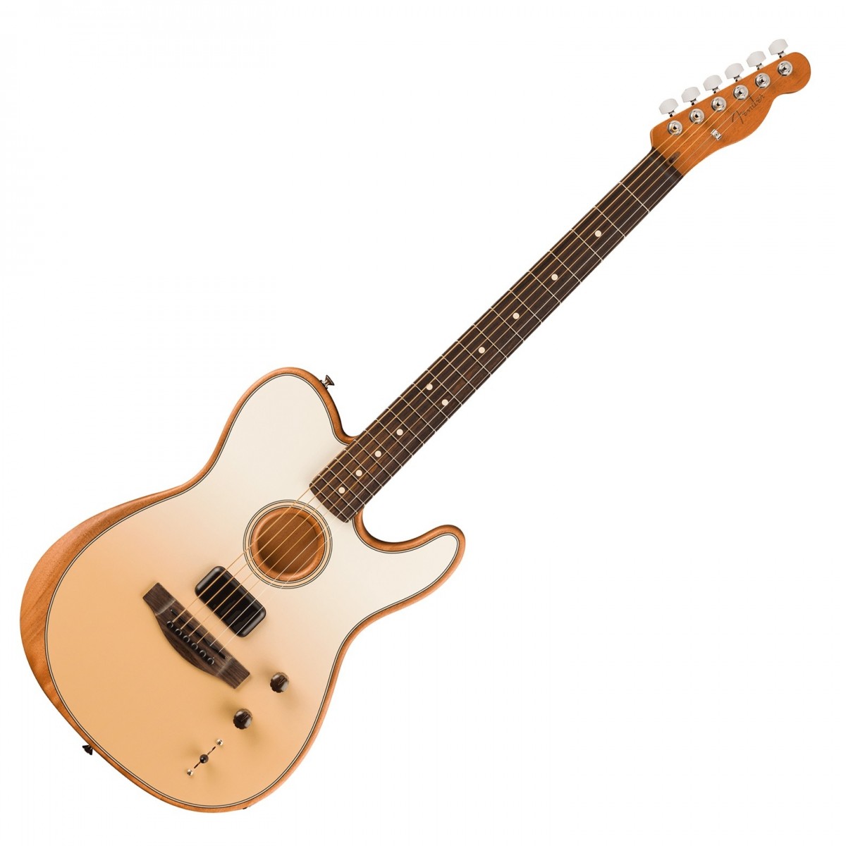 Fender FINNEAS Signature Acoustasonic Player Telecaster RW Cappuccino Fade