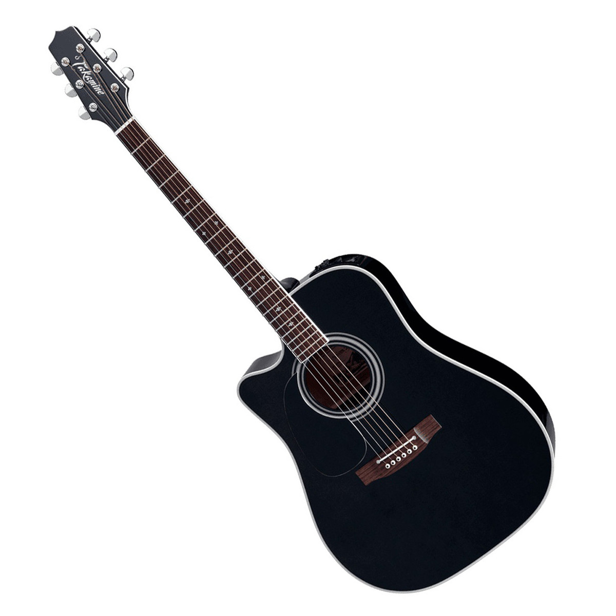 Takamine EF341SC Left-Handed Electro Acoustic Black