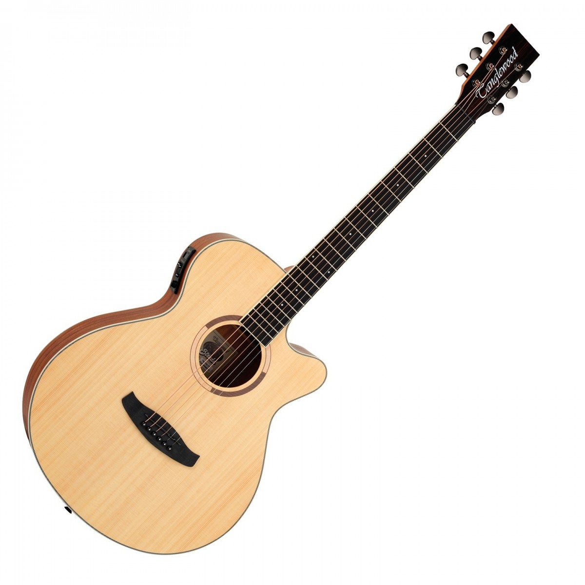 Tanglewood TS4CE Strada Super Folk Cutaway Electro Acoustic Natural Satin