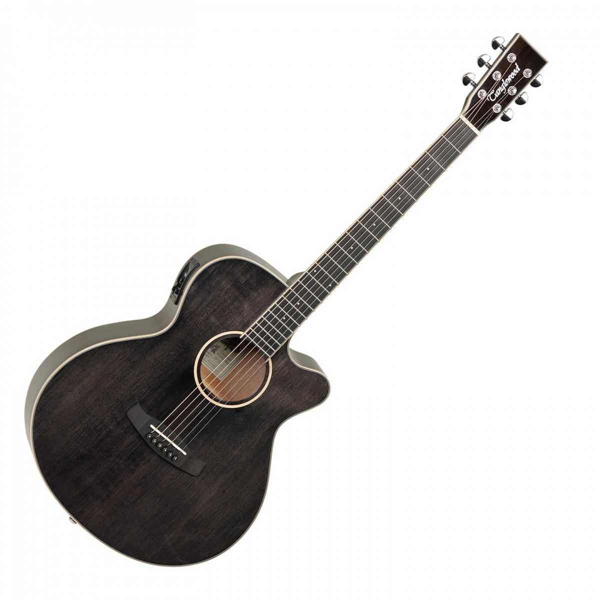 Tanglewood TW4 CE Winterleaf Electro Acoustic Black Shadow Gloss
