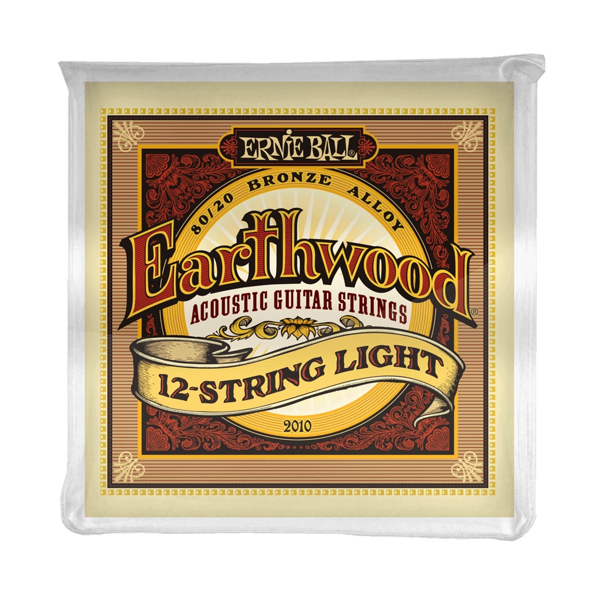 Ernie Ball Earthwood 2010 80/20 Bronze 12-String Light Set