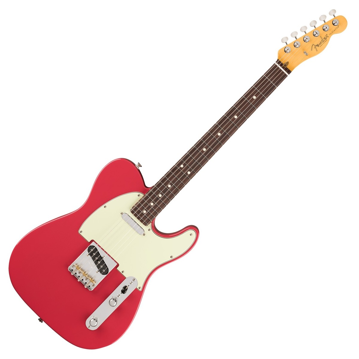 Fender American Professional Classic Telecaster RW Faded Dakota Red